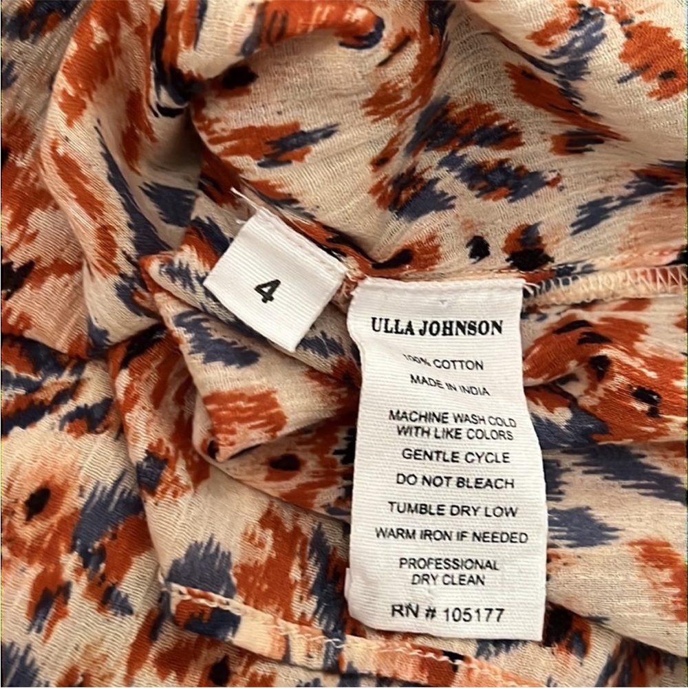 Ulla Johnson Jeanne Blouse in Pearl - Picture 7 of 7